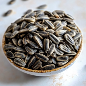 גרעין חמנייה שחור בקליפה טבעי גדול (250 גר')