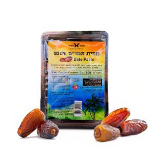 מחית תמרים 100% 500 ג' שקד תבור