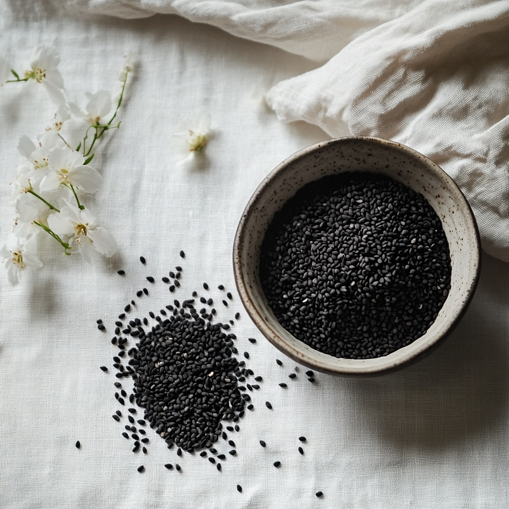 שומשום שחור טבעי (250 גר')