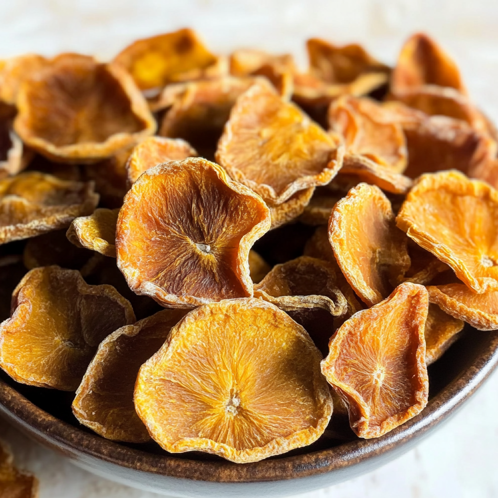 אפרסמון מיובש טבעי ללא סוכר (250 גרם) עם ויטמין c