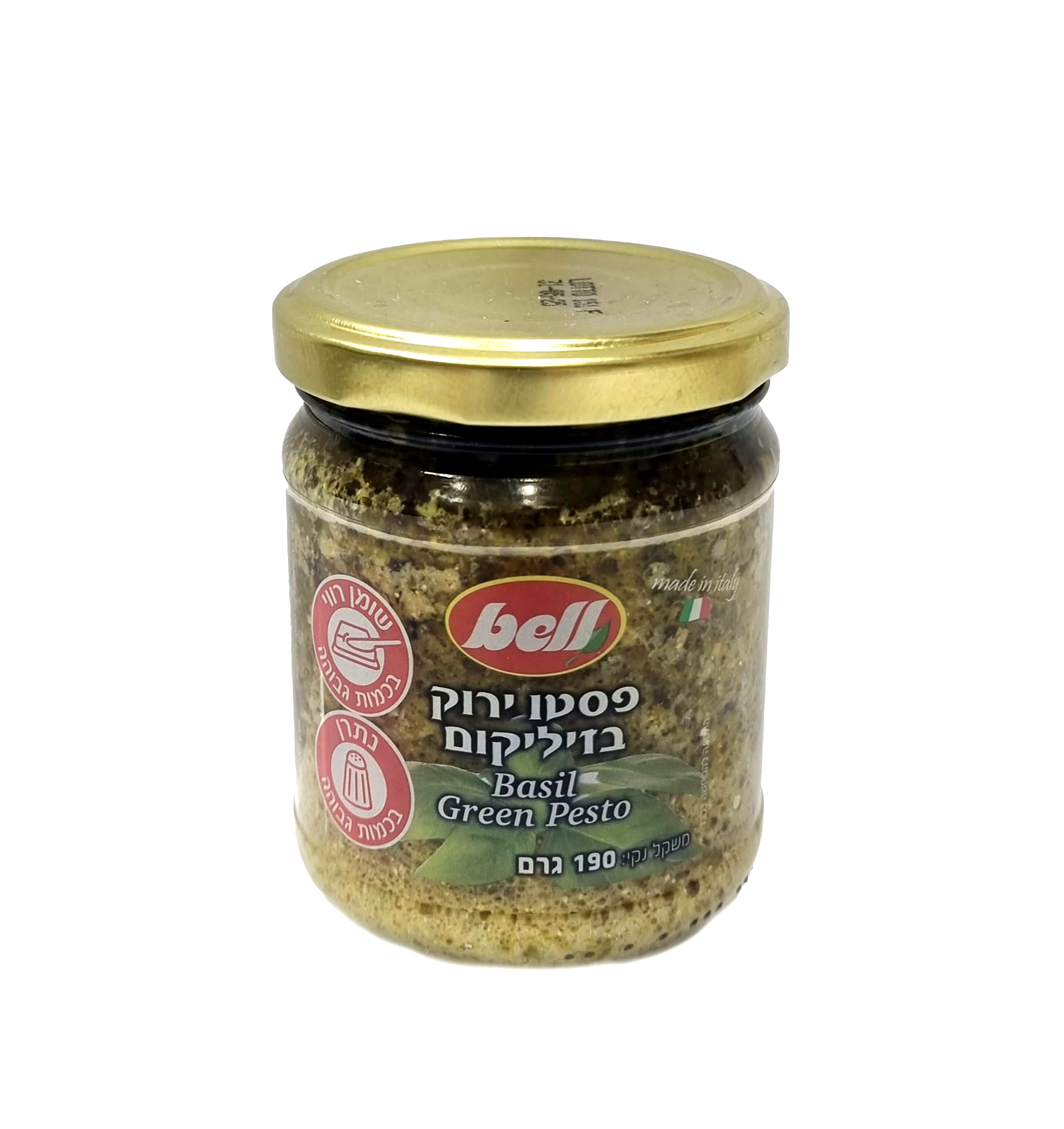 פסטו ירוק בזיליקום 190 גרם