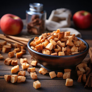 קוביות תפוח עץ מסוכר (250 גר')