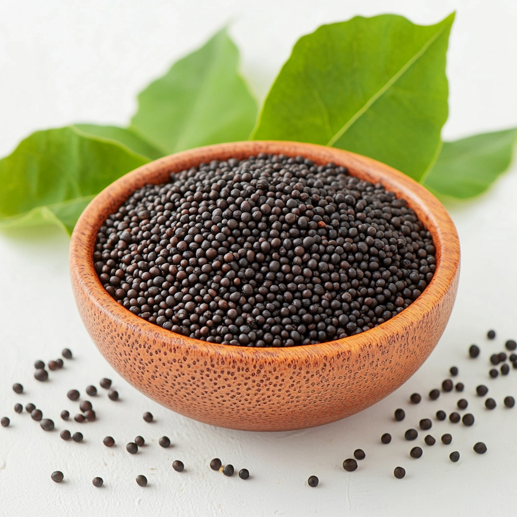 חרדל שחור גרגירים שלמים (200 גרם)