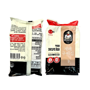 חטיף אצות מיובשות – מזרח מערב (4.5 גר')