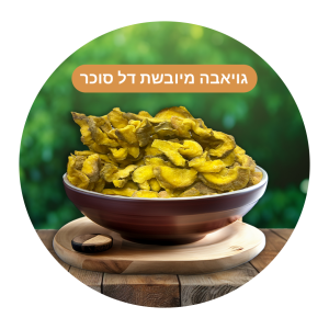 גויאבה מיובשת דל סוכר (250 גר׳)