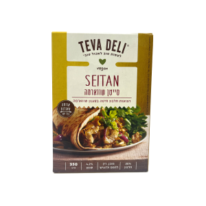 סייטן שווארמה טבעונית- רצועות חלבון חיטה (קפוא לא ניתן במשלוחים)