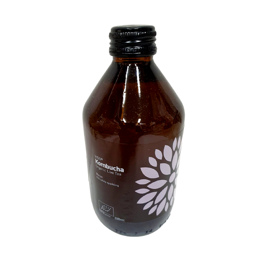 קמבוצ׳ה משקה אורגני תוסס ורדים