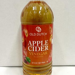 חומץ תפוחים טבעי 946 מ"ל old dutch