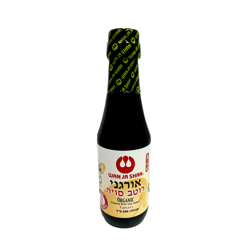 רוטב סויה 300 מ"ל אורגני wan ja shan