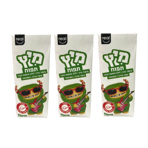 שלישייה מיץ תפוח טבעי – real
