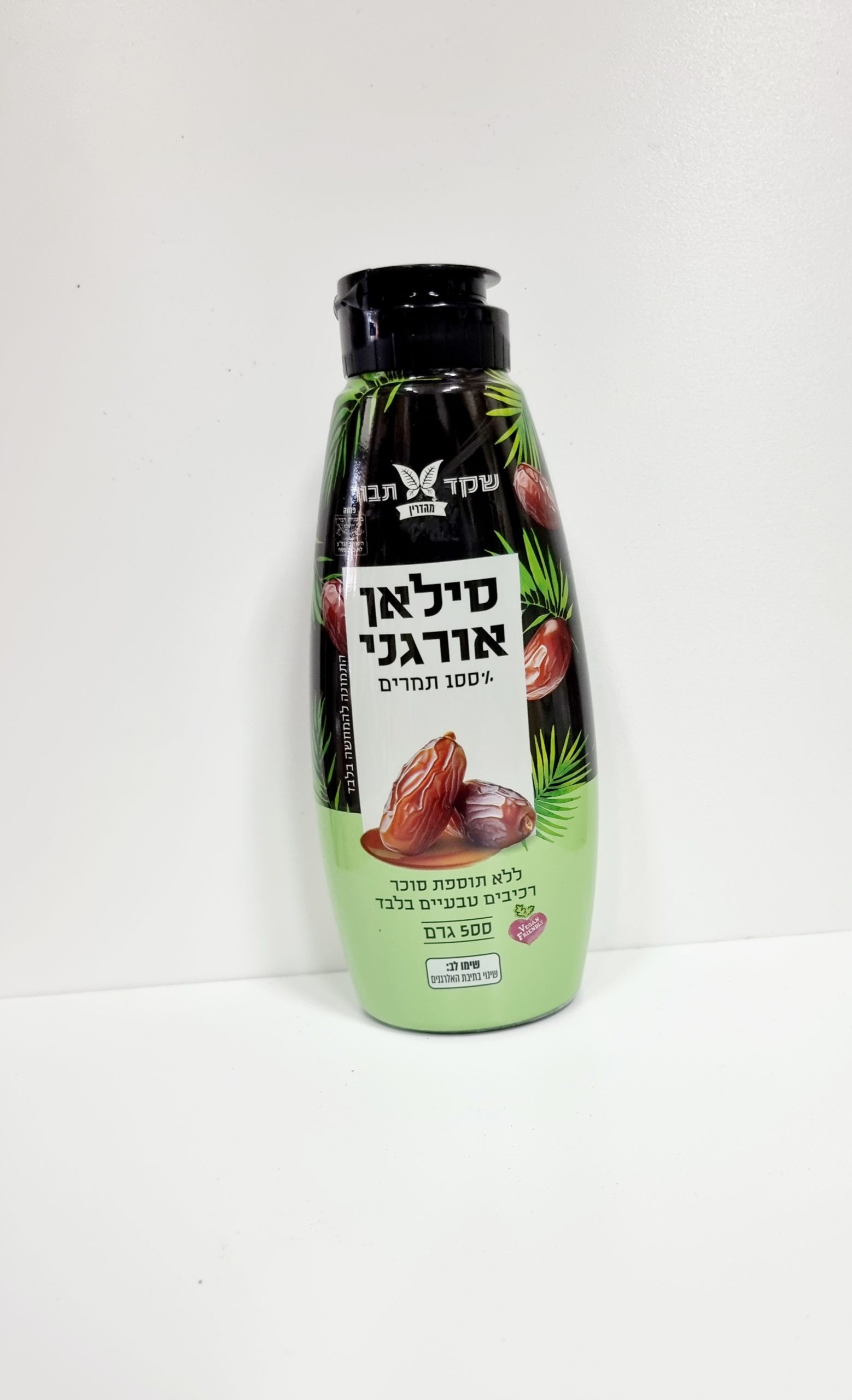 סילאן אורגני לחיץ טבעי 500 ג' ללא תוספת סוכר - שקד תבור