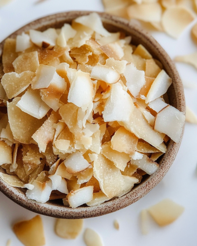 aviv8941_Coconut_chips_in_a_bowl_on_a_table_with_hummus_on_the__a70fac9c-9fb0-4a06-8967-32fb8f2863f5 copy