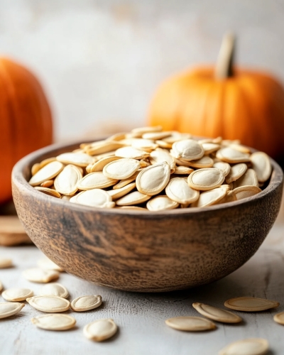 aviv8941_Pumpkin_seeds_with_white_skin_in_a_bowl_on_a_table_wit_ea2af3a5-3662-4d96-b10f-03fec0728e4d