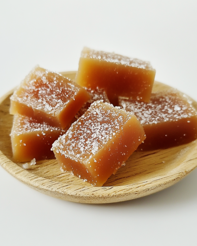 aviv8941_Quince_squares_in_a_wooden_plate_on_a_table_with_a_whi_f2cc1642-818c-424e-a30e-5da4583ce4d9