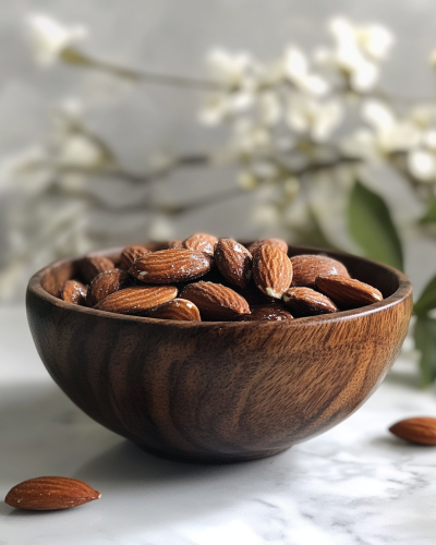 aviv8941_Shiny_roasted_almonds_in_a_wooden_bowl_on_a_table_with_75475be6-f999-4040-84fa-4a2639a89bf0