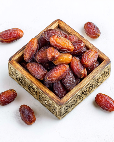 aviv8941_dried_Noor_date_in_a_wooden_box_on_a_white_background_34366474-383c-4329-ae4c-3cf6f05c923f