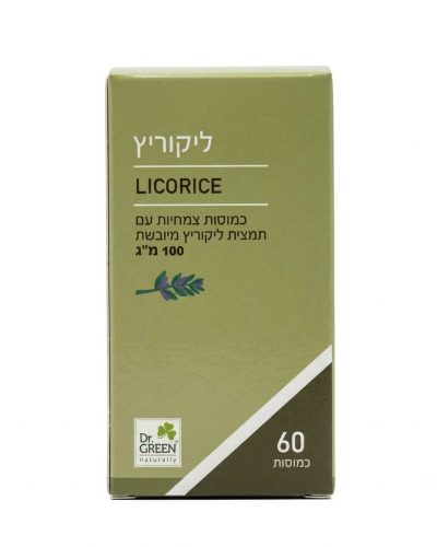 ליקוריץ כמוסות צמחיות - DR GREEN