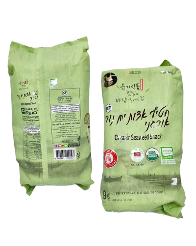 חטיף אצות ים נורי אורגני