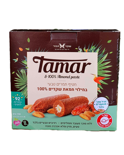חטיף תמרים במילוי שקדים