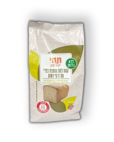 קמח תמי לחם מחמצת ופשתן ללא גלוטן 450 גרם