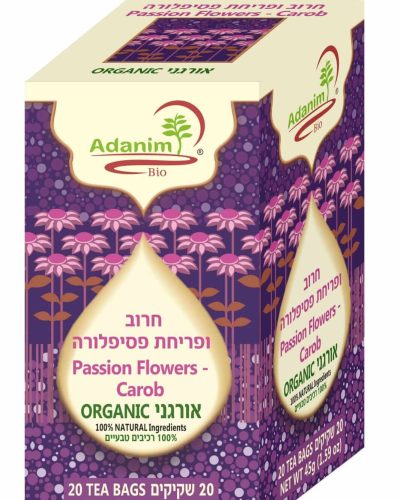 תה חרוב ופריחת פסיפלורה- עדנים