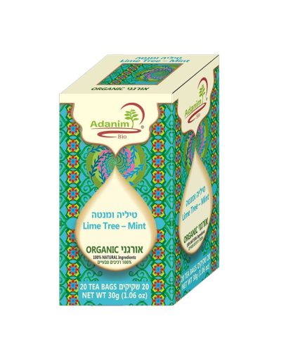 תה טיליה ומנטה אורגני - עדנים